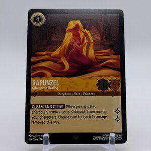 [FOIL] Disney Lorcana Rapunzel Gifted with Healing 18/204 - NM